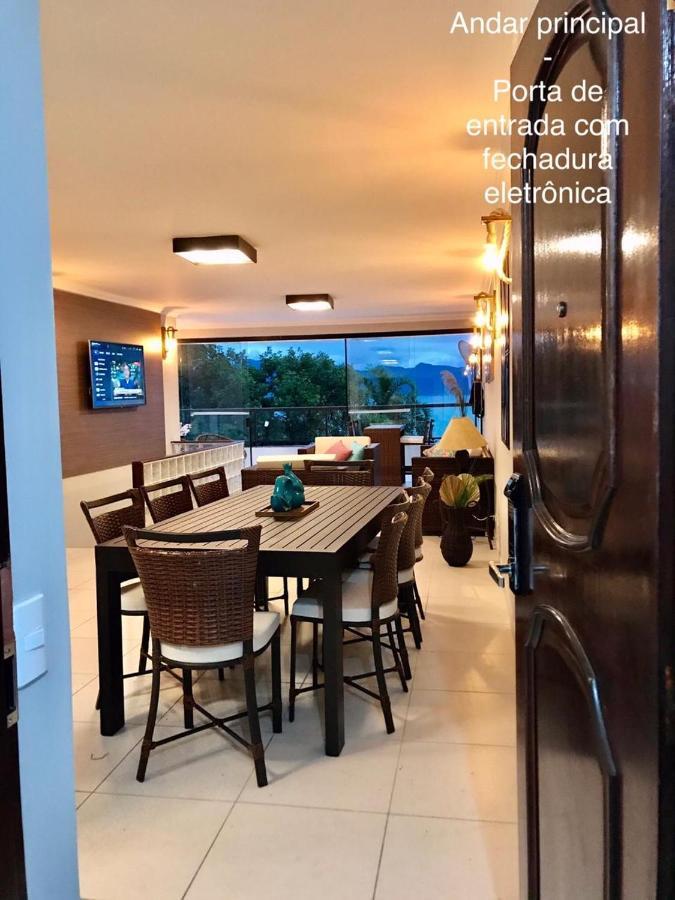 Lindo Duplex Pe Na Areia Com Praia Privativa Caraguatatuba Kültér fotó