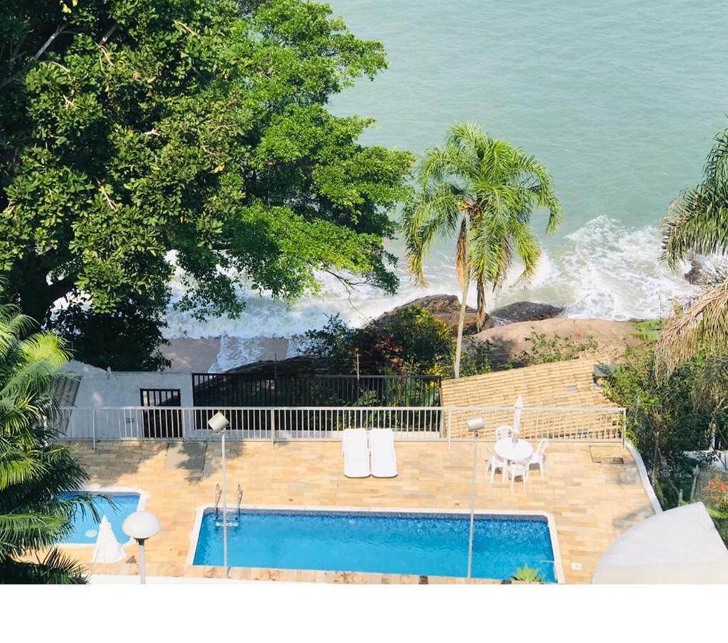 Lindo Duplex Pe Na Areia Com Praia Privativa Caraguatatuba Kültér fotó